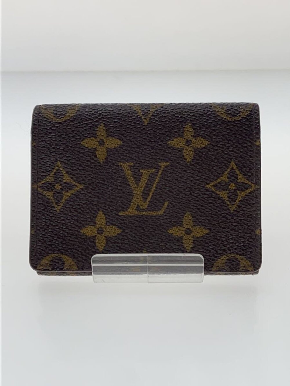 LOUIS VUITTON Envelope Wallet Carte de Visite Monogram Canvas Brown